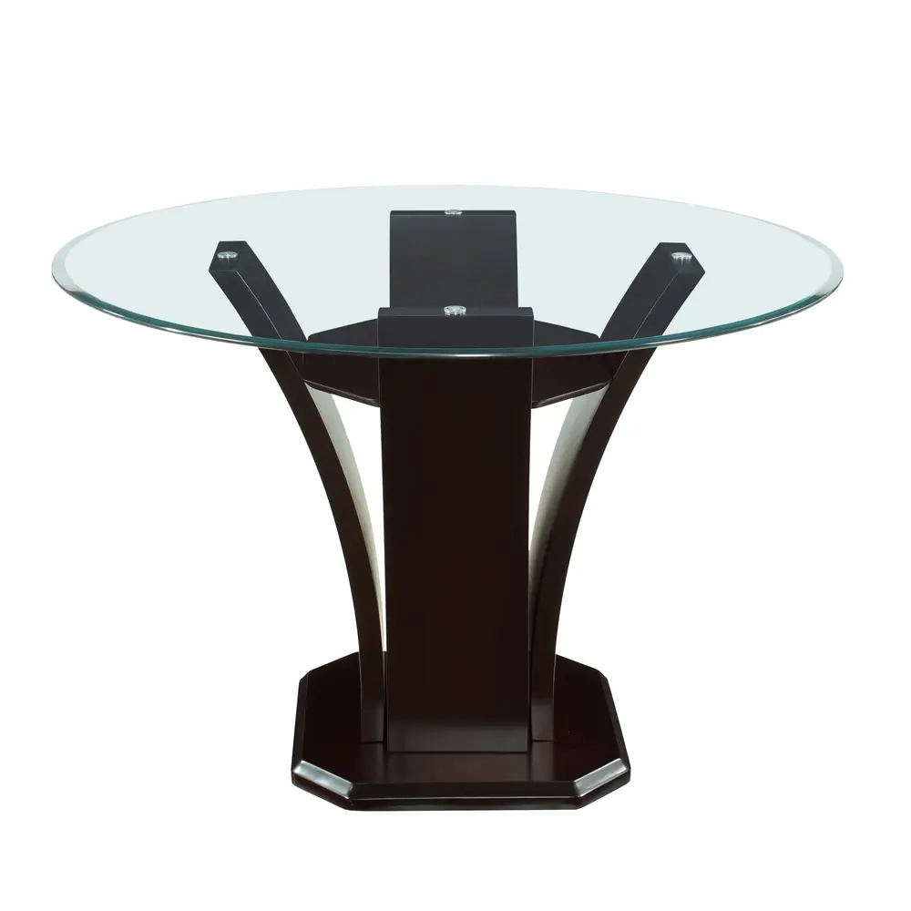 Daisy Round Counter Height Table, Glass Top — product view