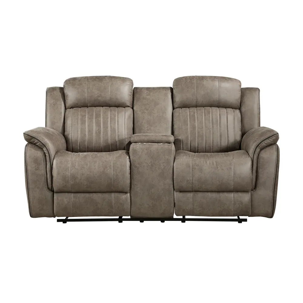 Centeroak Double Reclining Love Seat with Center Console — product view