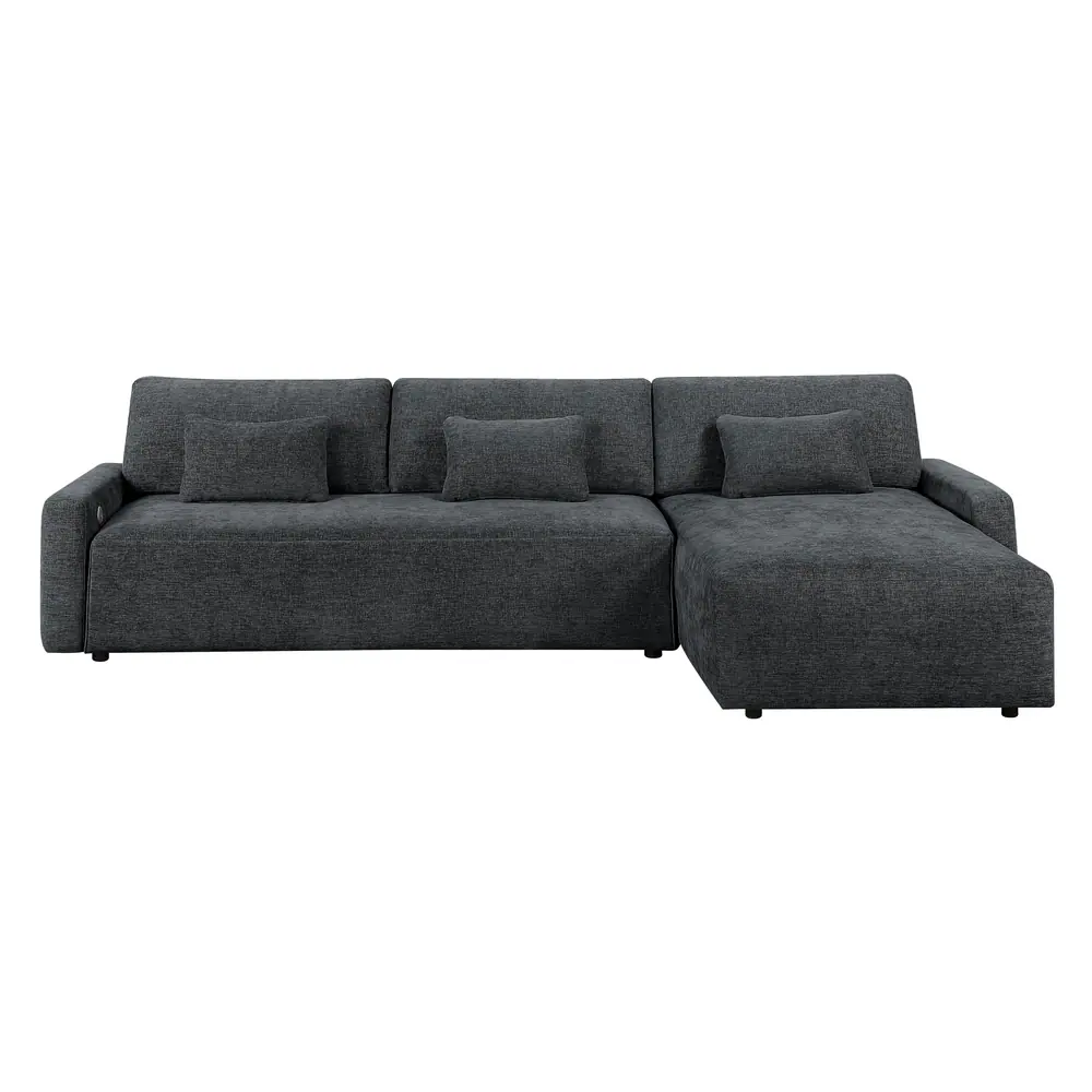 Cumulus 2-Piece Sectional with Convertible Queen Sleeper and Right Side Chaise — product view