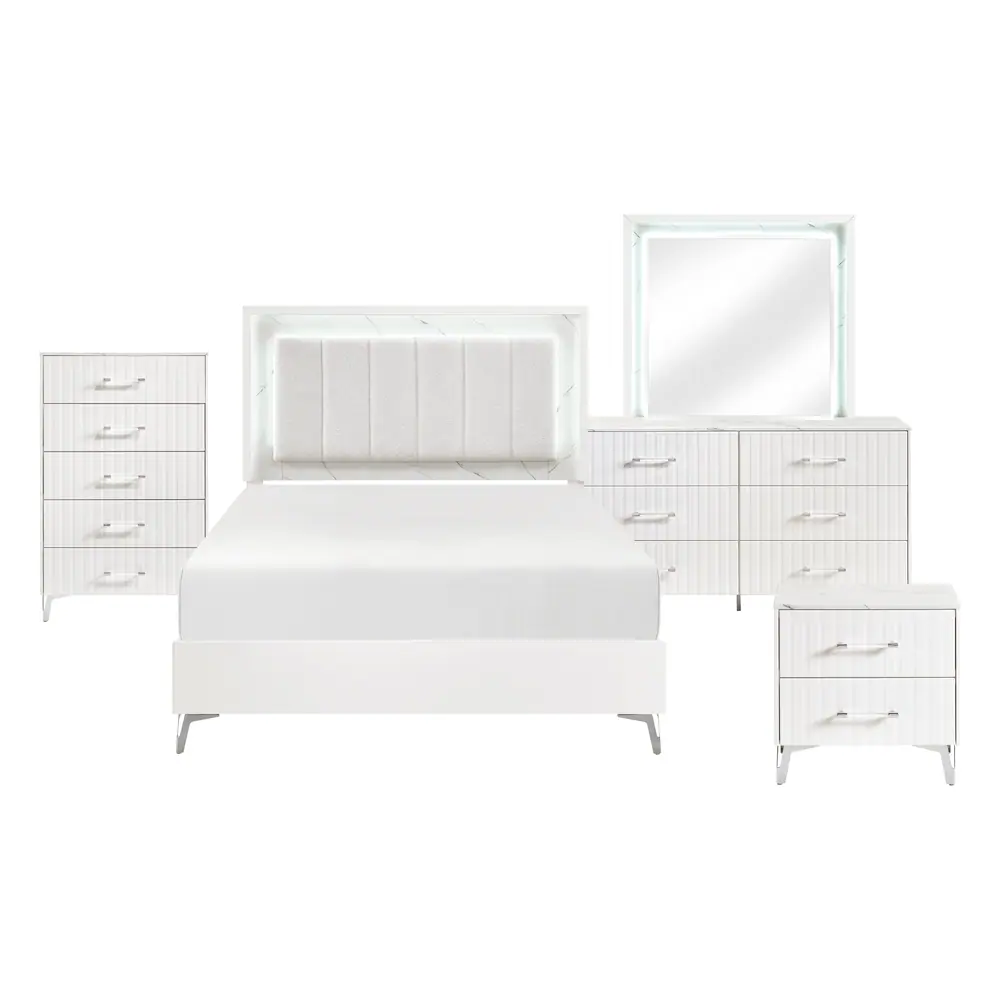 Ripple 5-Piece Queen Bedroom Set — product view