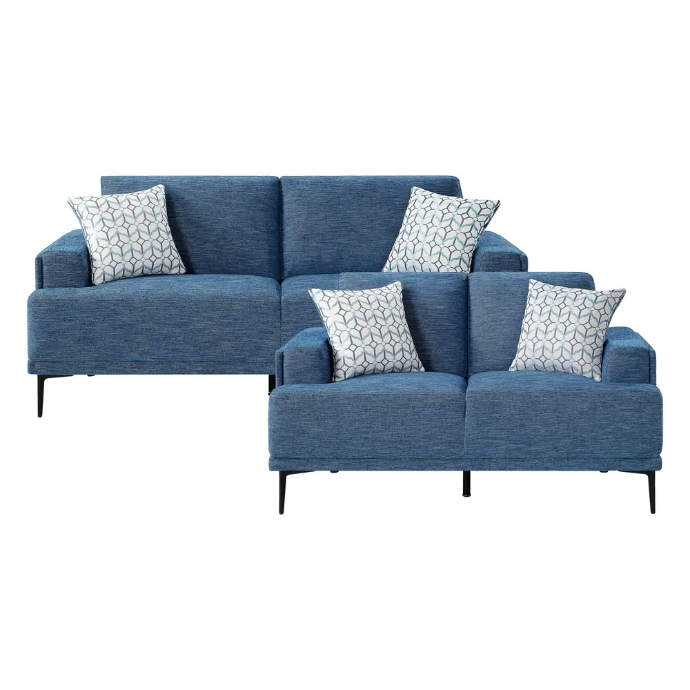 Stride 2pc Set: Sofa, Love — product view