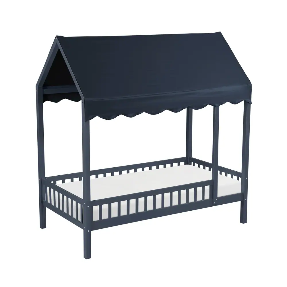 Sloane Twin Canopy Platform Bed — product view