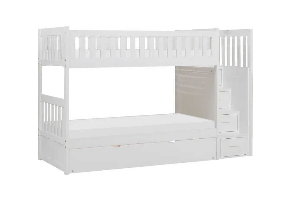 Galen Twin/Twin Step Bunk Bed with Twin Trundle — product view