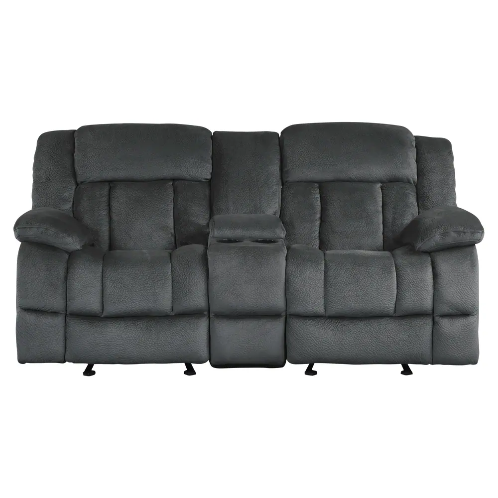 Laurelton Double Glider Reclining Love Seat with Center Console — product view