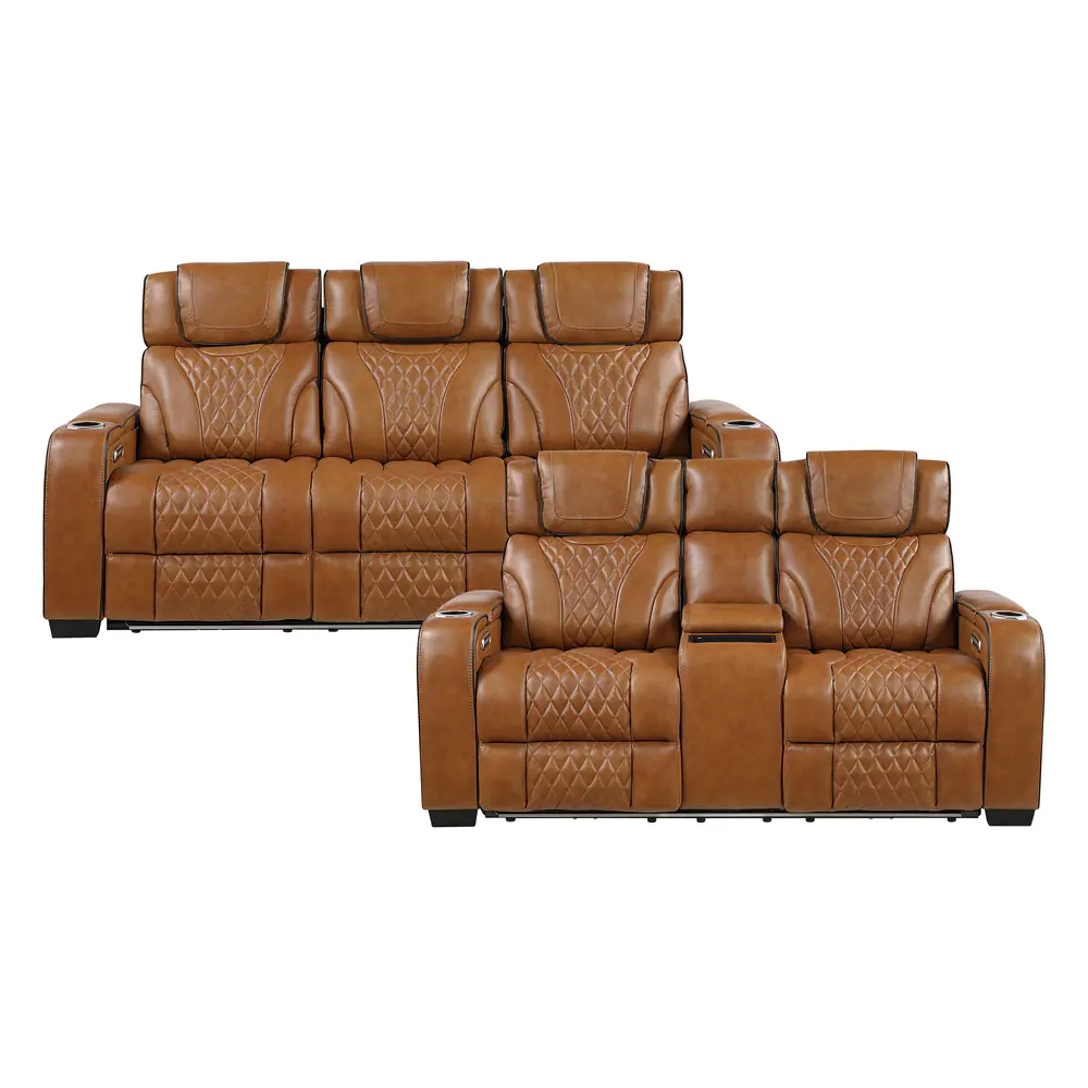 Apex 2pc Set: Sofa, Love (Power) — product view