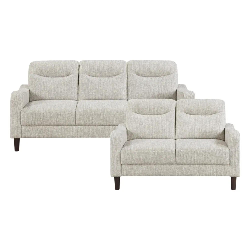 Linden 2pc Set: Sofa, Love — product view