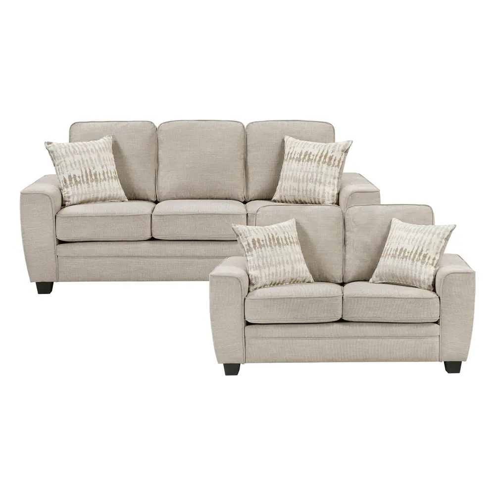 Zander 2pc Set: Sofa, Love — product view