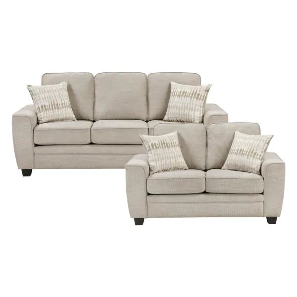 Zander 2pc Set: Sofa, Love
