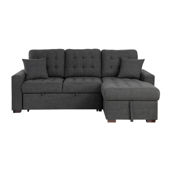 McCafferty 2-Piece Sectional with Pull-out Bed and Right Chaise with Hidden Storage