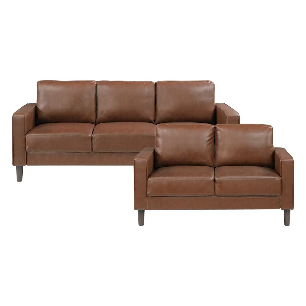 Malcolm 2pc Set: Sofa, Love — product view
