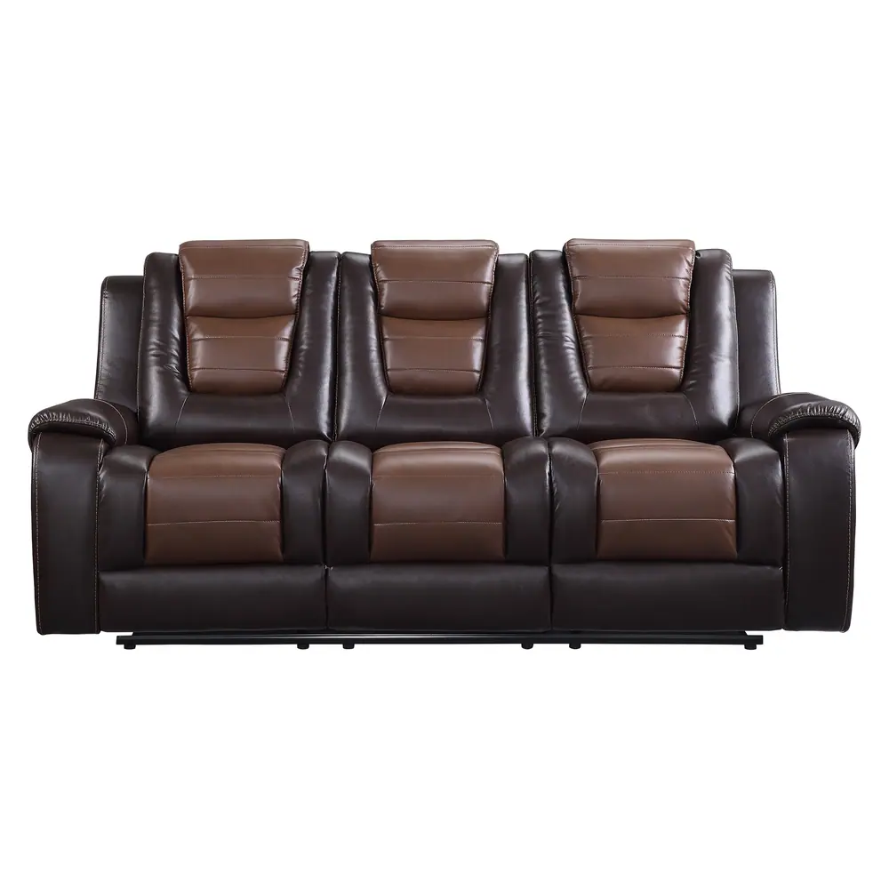 Briscoe Double Reclining Sofa with Center Drop-Down Cup Holders — product view
