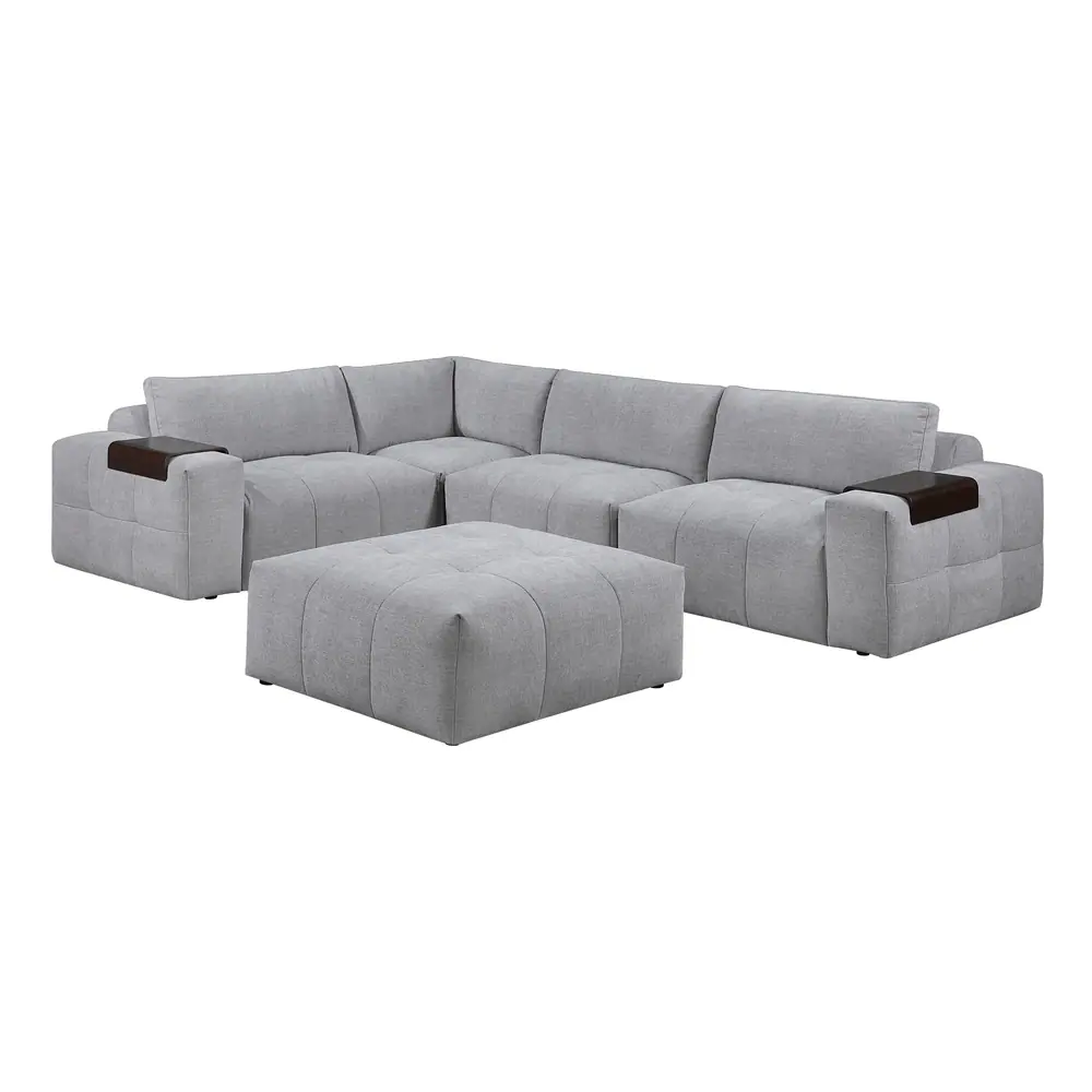 Tidal 5-Piece Modular Sectional with Ottoman — product view