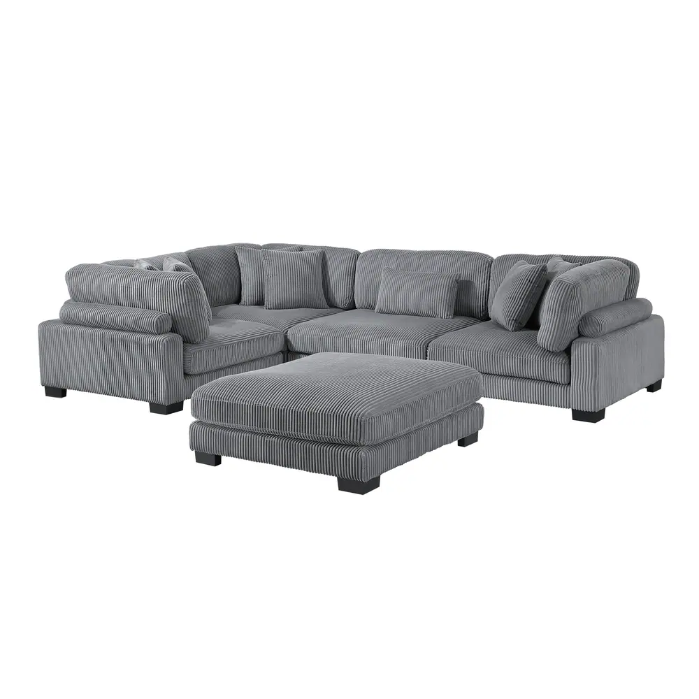 Traverse 5-Piece Modular Sectional with Ottoman — product view