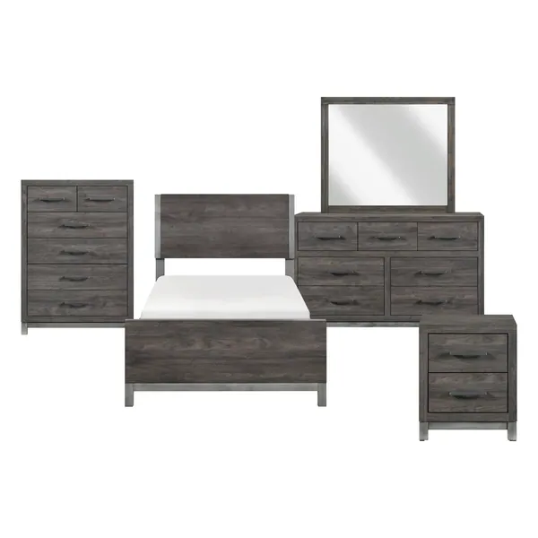 Zephyr 5-Piece Twin Bedroom Set