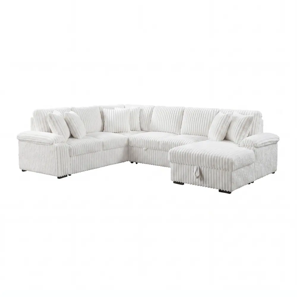 Ridge 3-Piece Sectional with Pull-out Bed, Right Side Chaise and Hidden Storage — product view