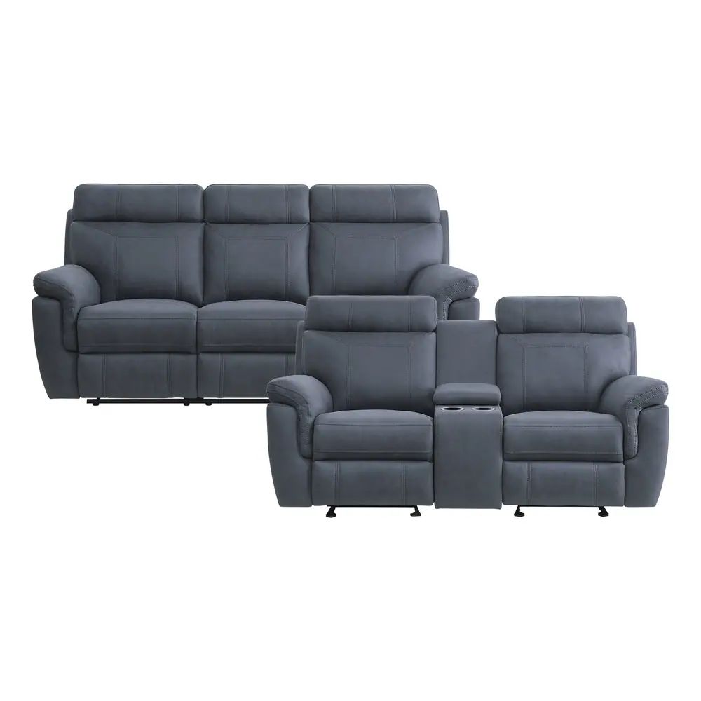 Clifton 2pc Set: Sofa, Love — product view