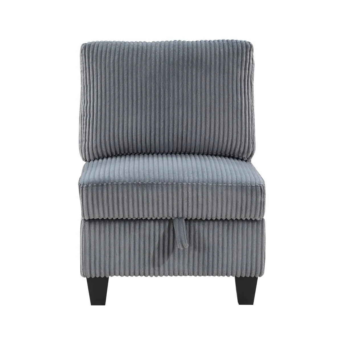 Walterboro Armless Chair with Storage — product view